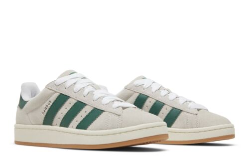 Adidas Campus 00s Crystal White Dark Green