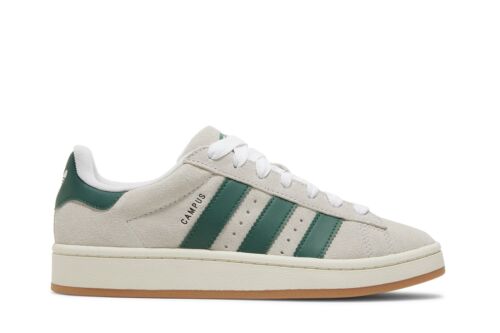 Adidas Campus 00s Crystal White Dark Green