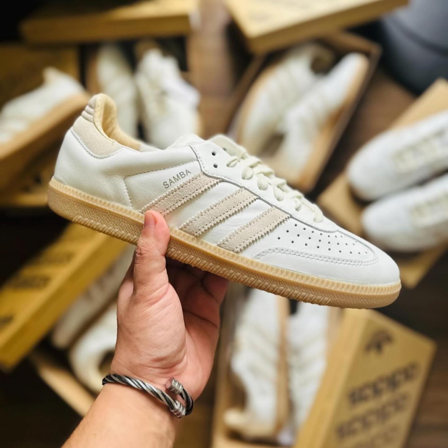 Adidas Samba OG Core White Magic Beige