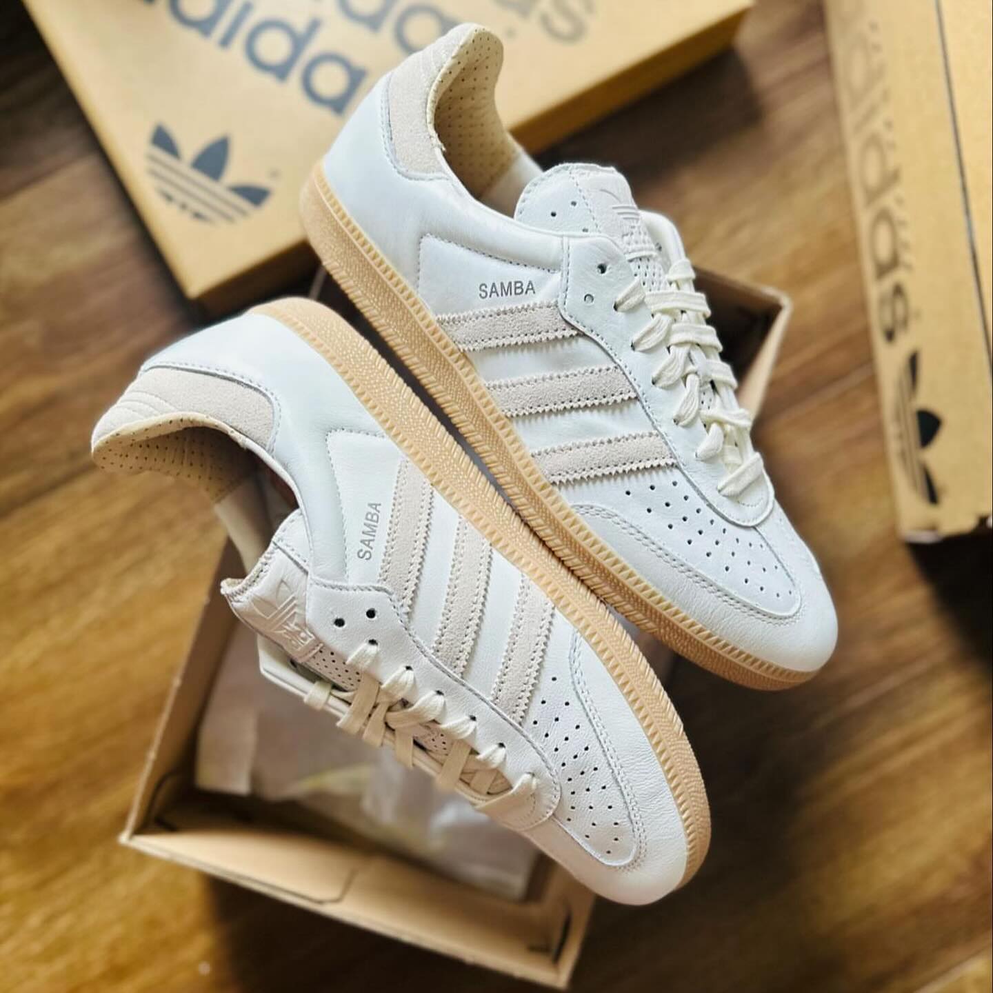 Adidas Samba OG Core White Magic Beige