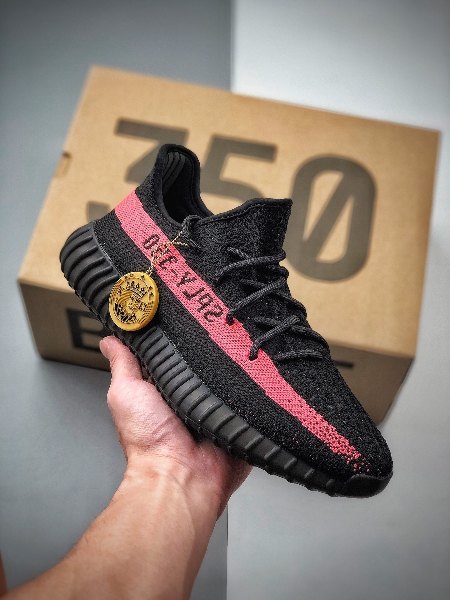 Adidas Yeezy 350 V2 Black & Pink