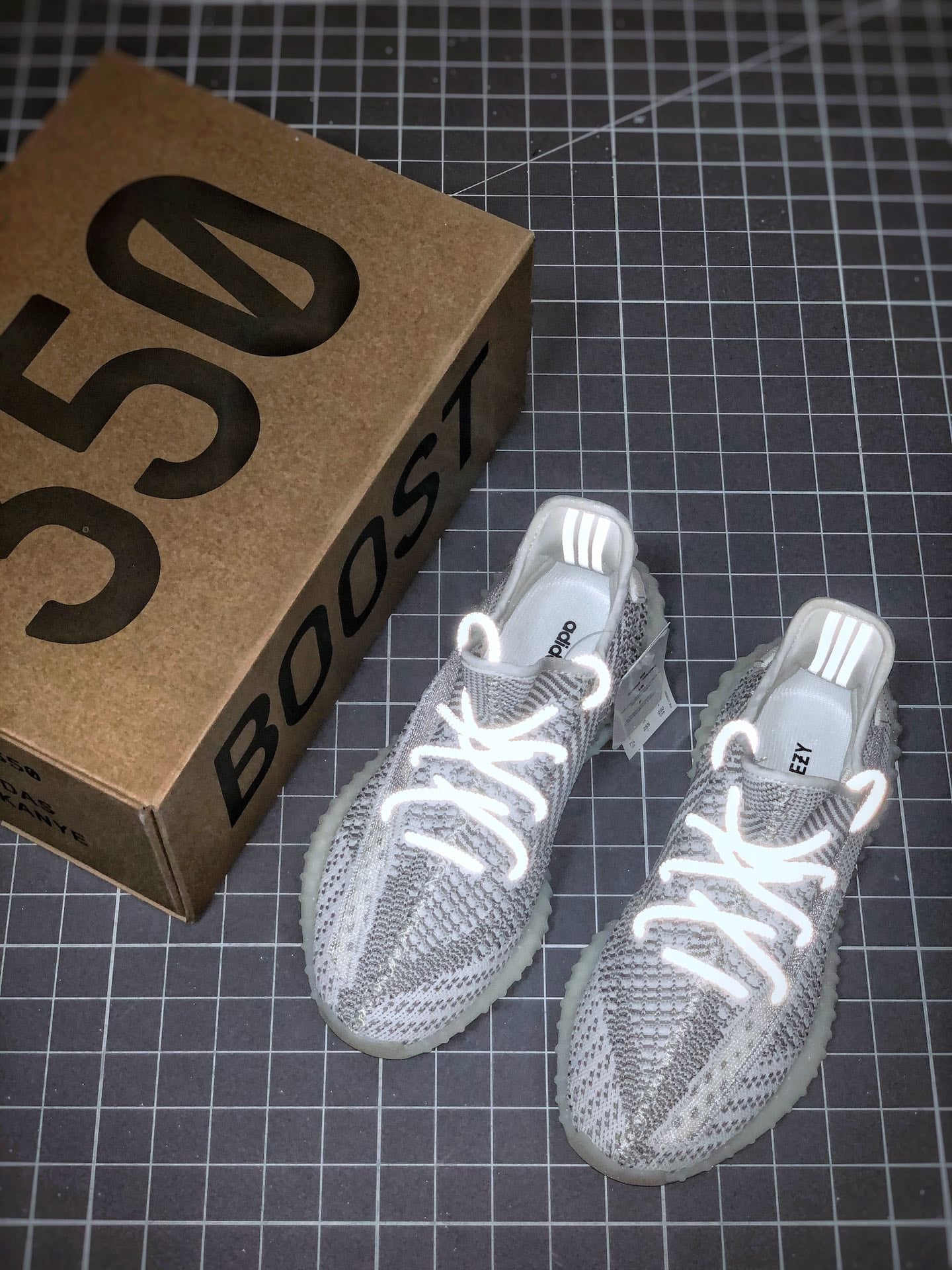 Adidas Yeezy 350 V2 White Star Static Reflective