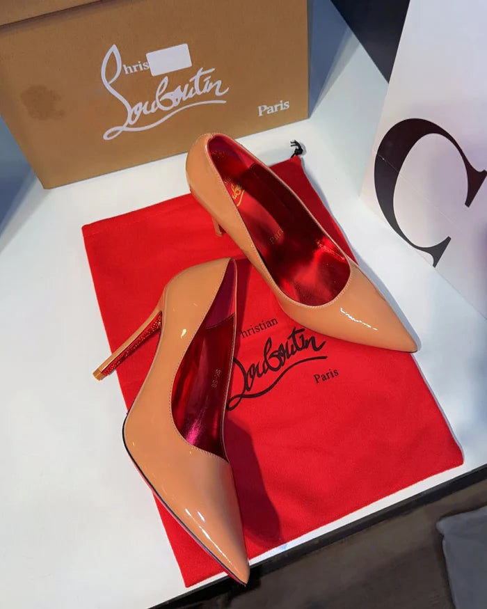 Christian Louboutin Kate Beige Pumps