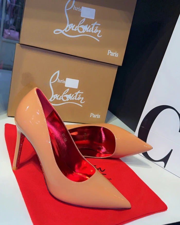 Christian Louboutin Kate Beige Pumps