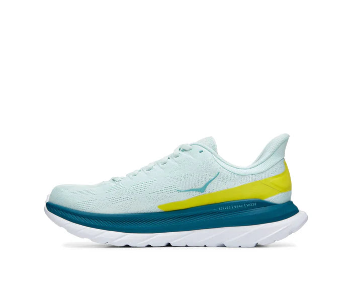 Hoka Mach 4 Running Shoes Blue Glass