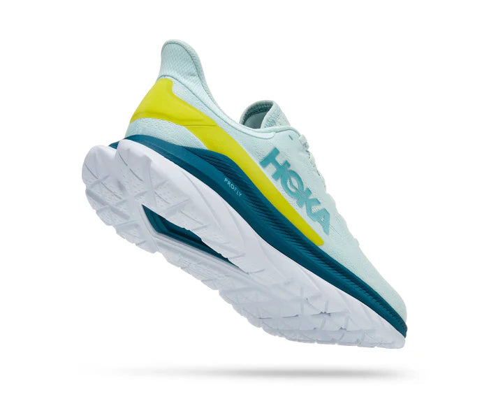 Hoka Mach 4 Running Shoes Blue Glass