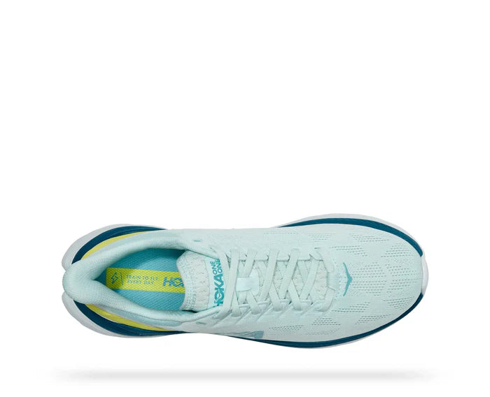 Hoka Mach 4 Running Shoes Blue Glass