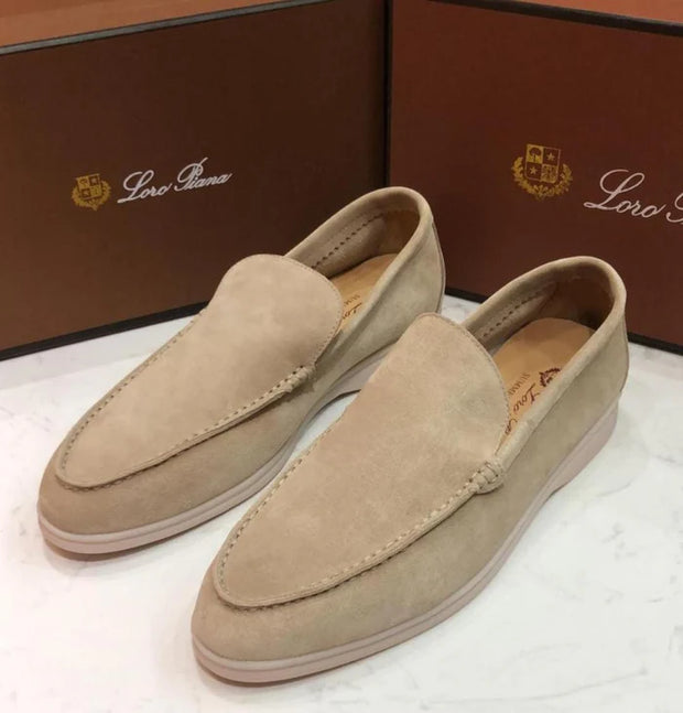 Loro Piana Sand Mens Loafers