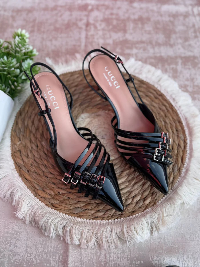 Gucci Slingback Black Pump