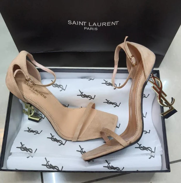 Saint Laurent Beige Opyum Sandals
