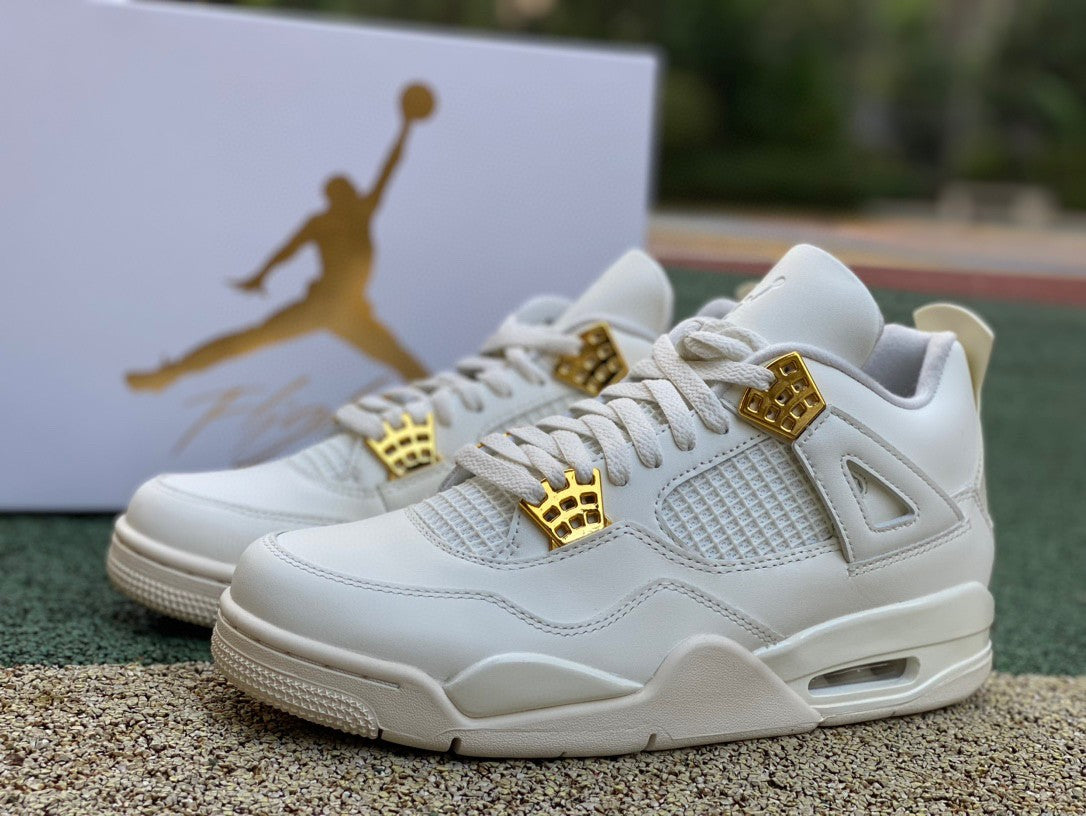 Nike Air Jordan 4 Retro Metallic Gold