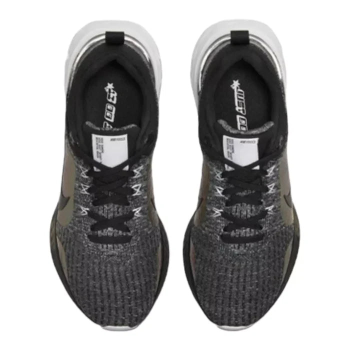 Nike React Infinity Run Flyknit 3 Premium Black Zebra Iridescent