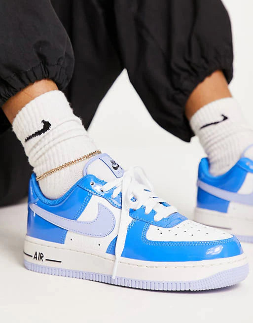 Nike Air Force 1 Low Blue Patent