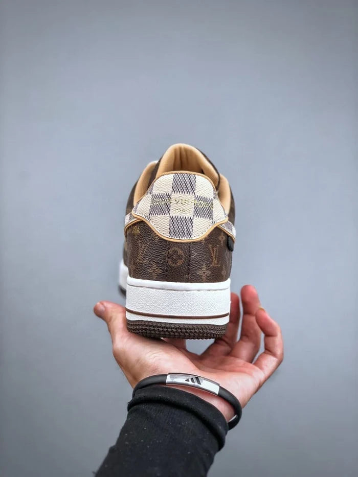 LOUIS VUITTON X Nike Air Force 1 Low Monogram Brown Damier Azur