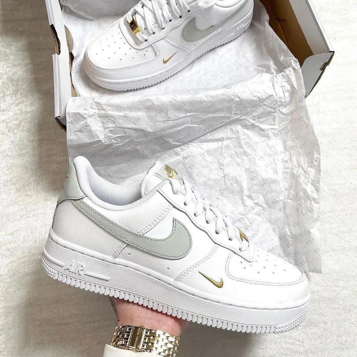 Nike Air Force 1 Low White Grey Gold