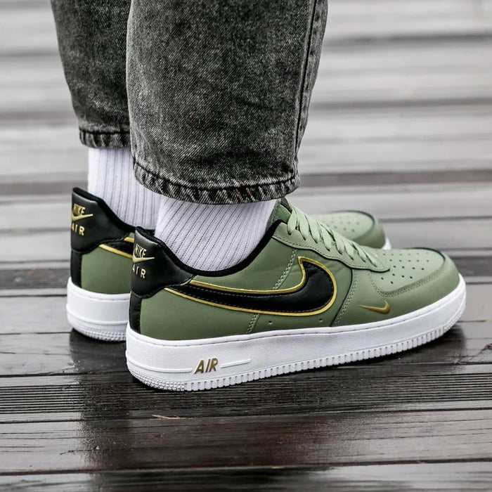 Nike Air Force 1 Olive Green Gold