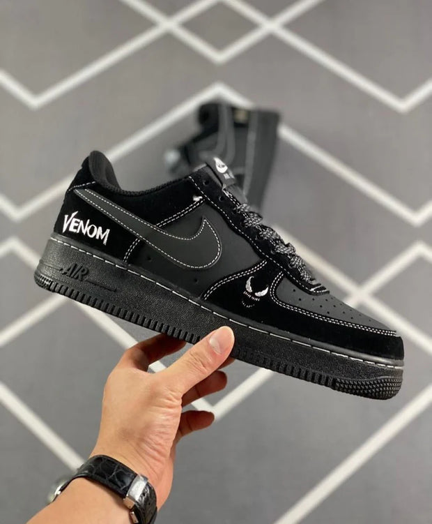 Nike Air Force 1' 07 LV8 Low Black Gold White