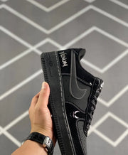 Nike Air Force 1' 07 LV8 Low Black Gold White