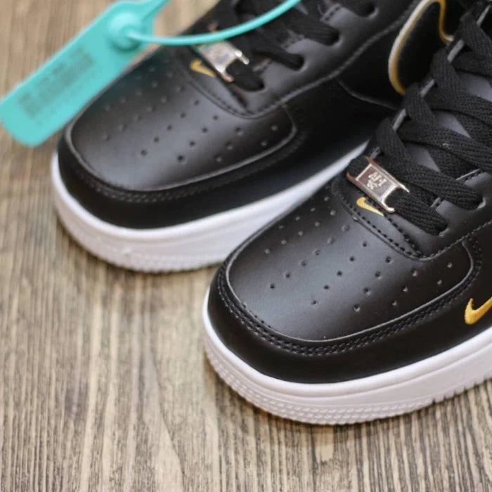 Nike Air Force 1' 07 LV8 Low Black Gold White