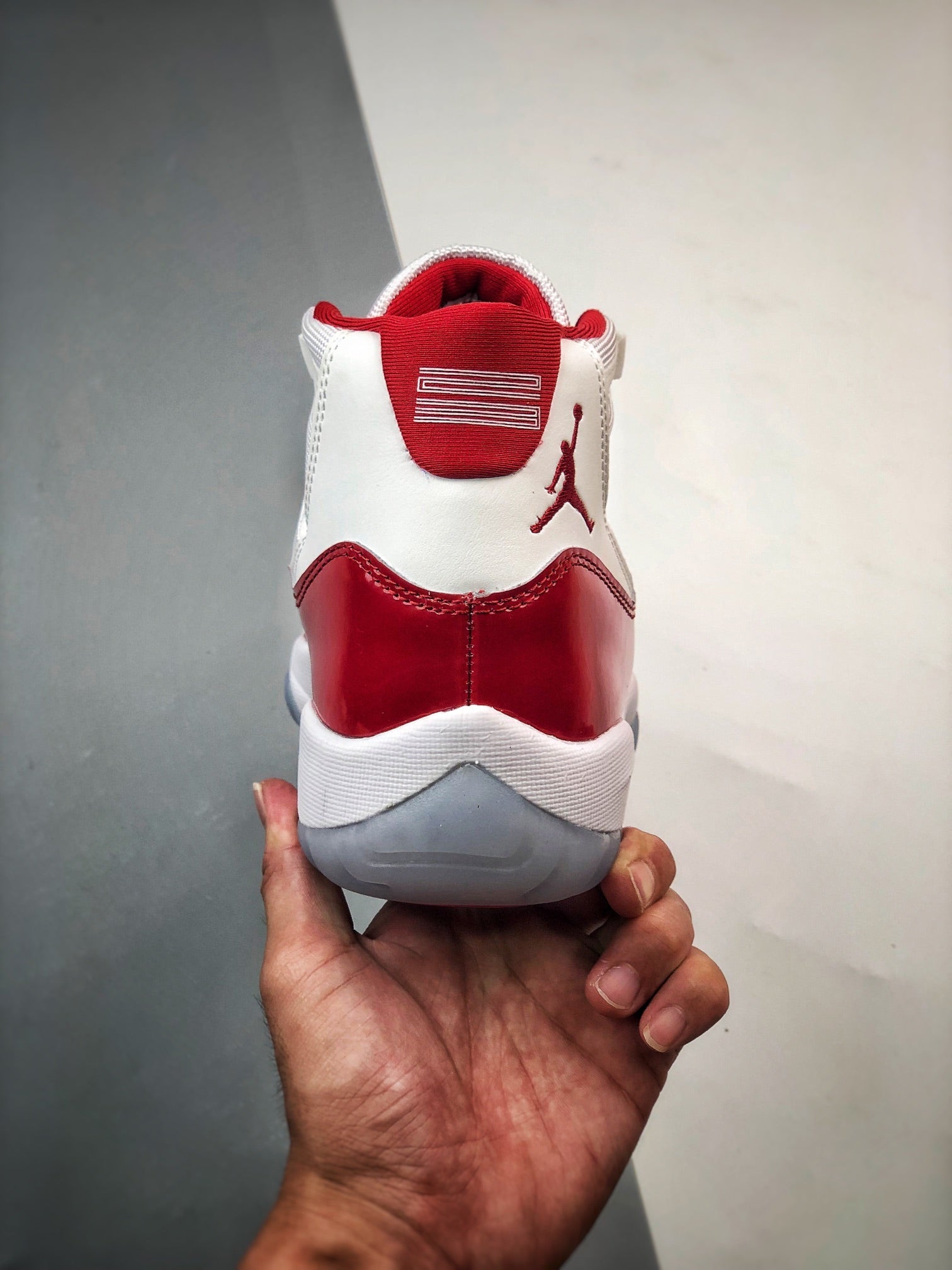 Nike Air Jordan 11 Cherry White Varsity Red Black