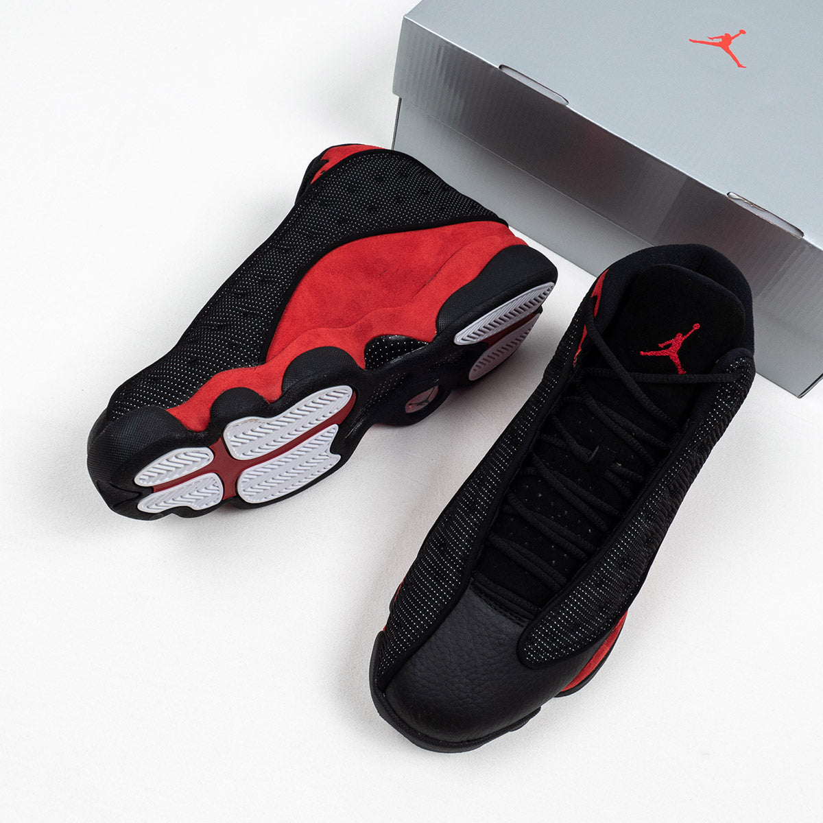 Nike Air Jordan 13 Bred Black True Red White