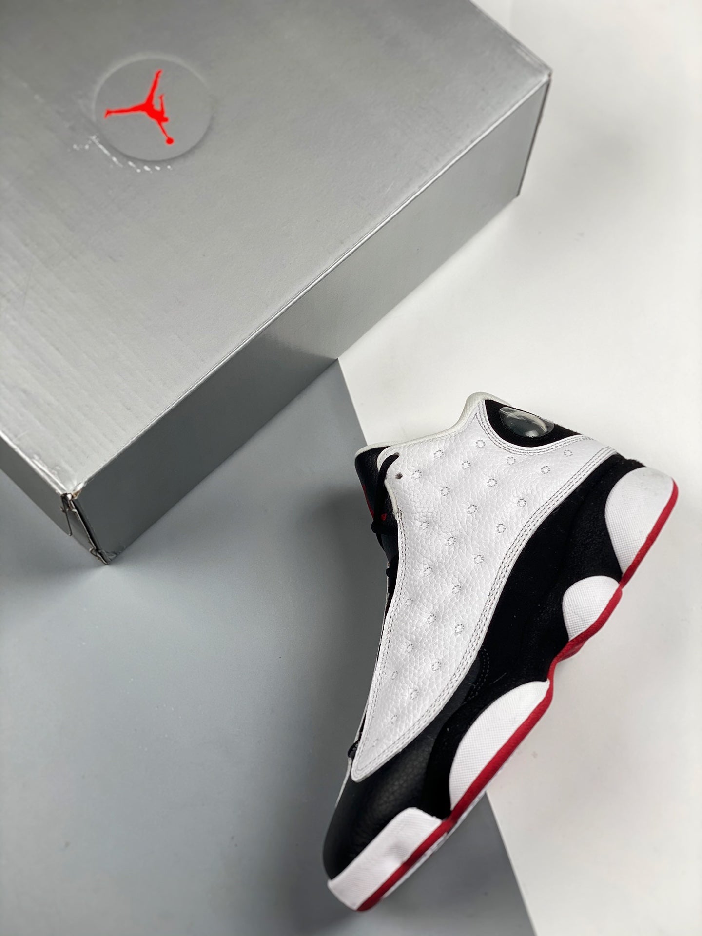 Nike Air Jordan 13 He Got Game White Black True Red