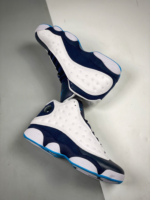 Nike Air Jordan 13 White Obsidian Dark Powder Blue