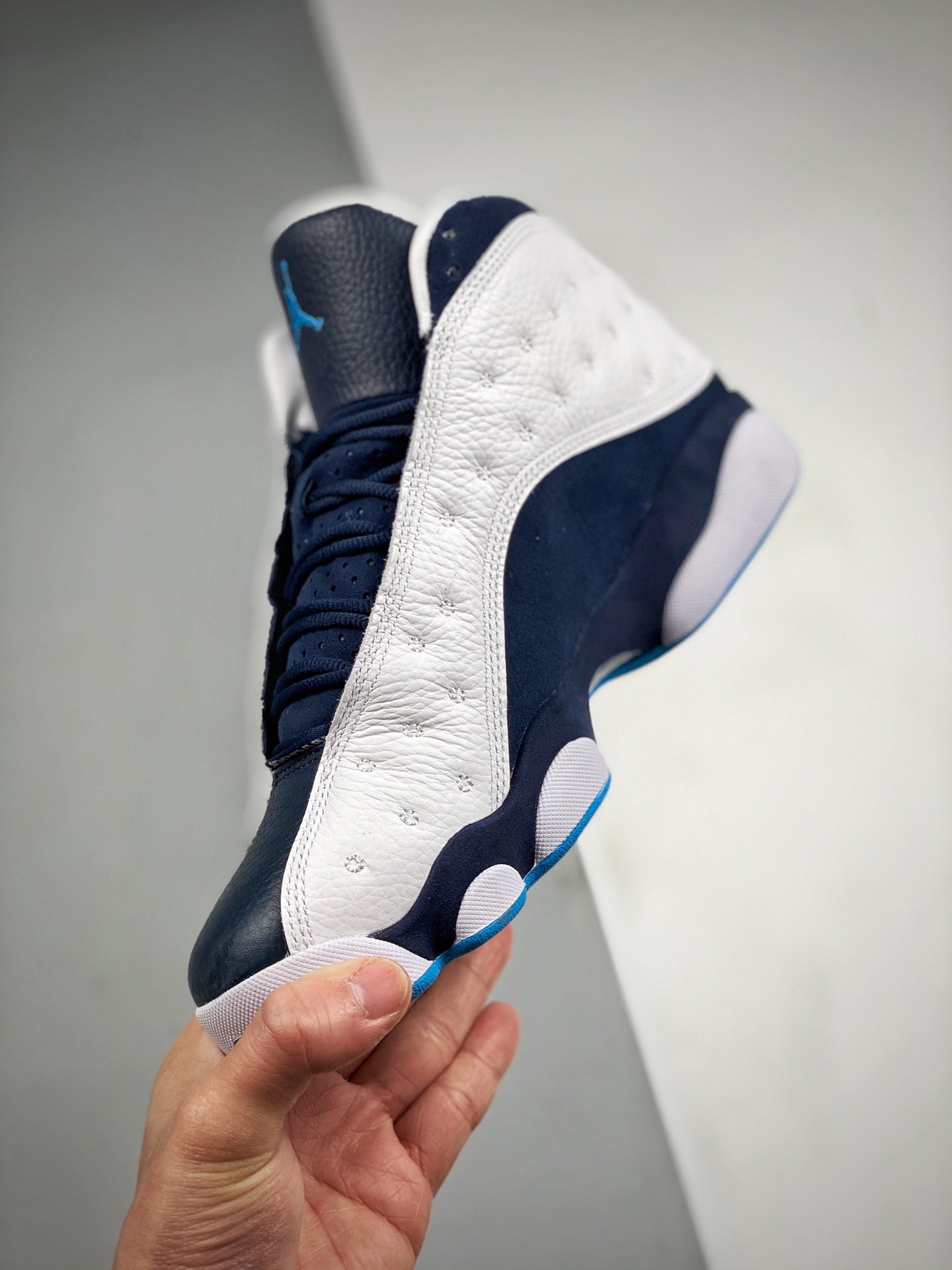 Nike Air Jordan 13 White Obsidian Dark Powder Blue