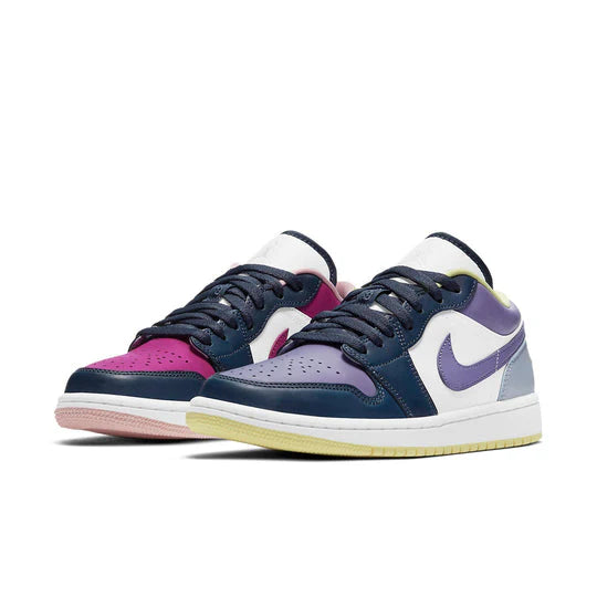 Nike Air Jordan 1 Low SE Mismatched - Purple Magenta