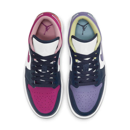 Nike Air Jordan 1 Low SE Mismatched - Purple Magenta