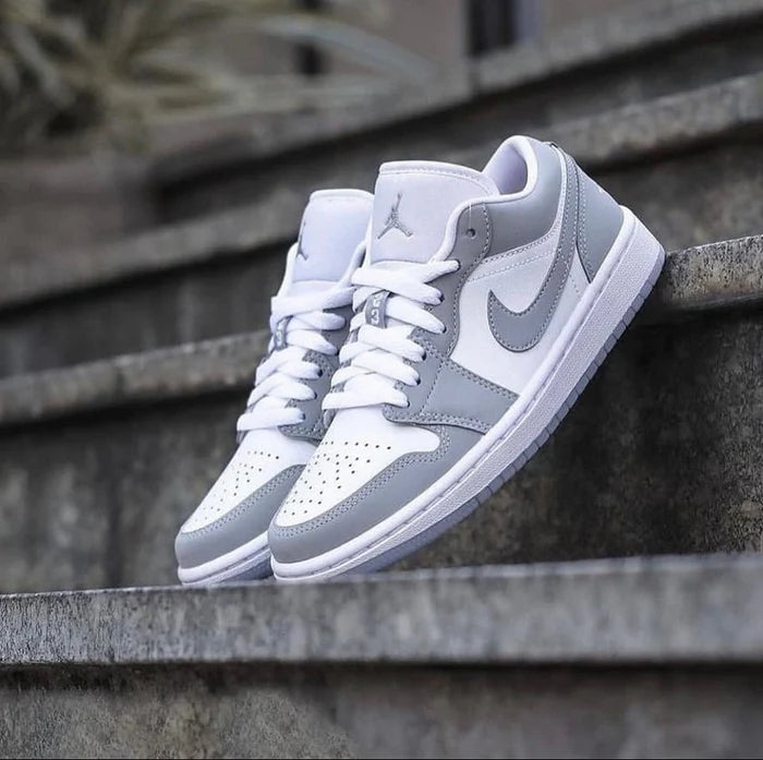 Nike Air Jordan 1 Low White Wolf Grey