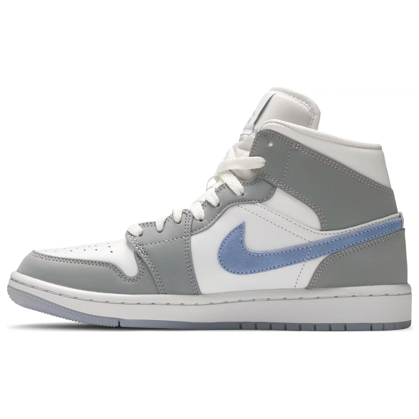 Nike Air Jordan 1 Mid Wolf Grey Aluminium