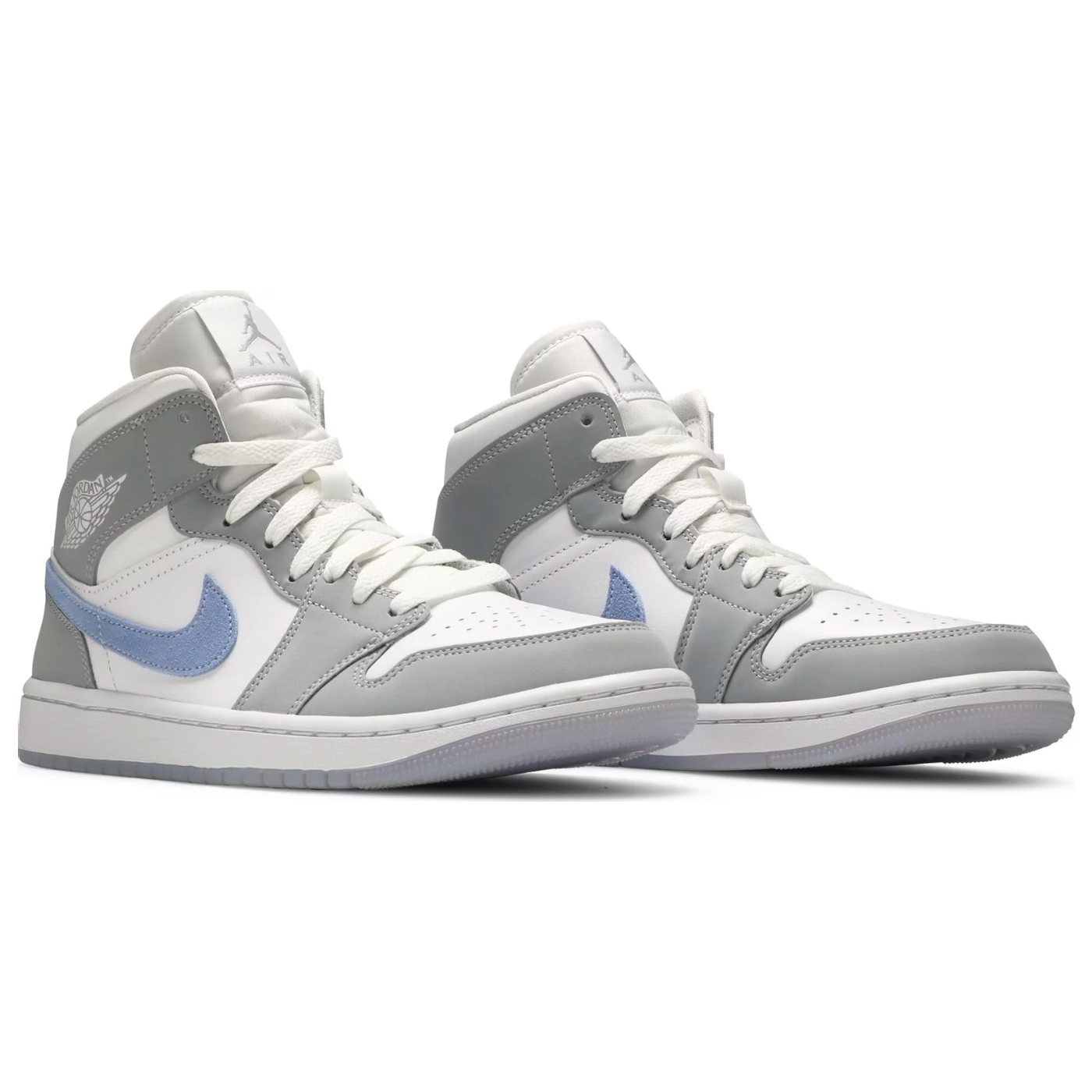 Nike Air Jordan 1 Mid Wolf Grey Aluminium