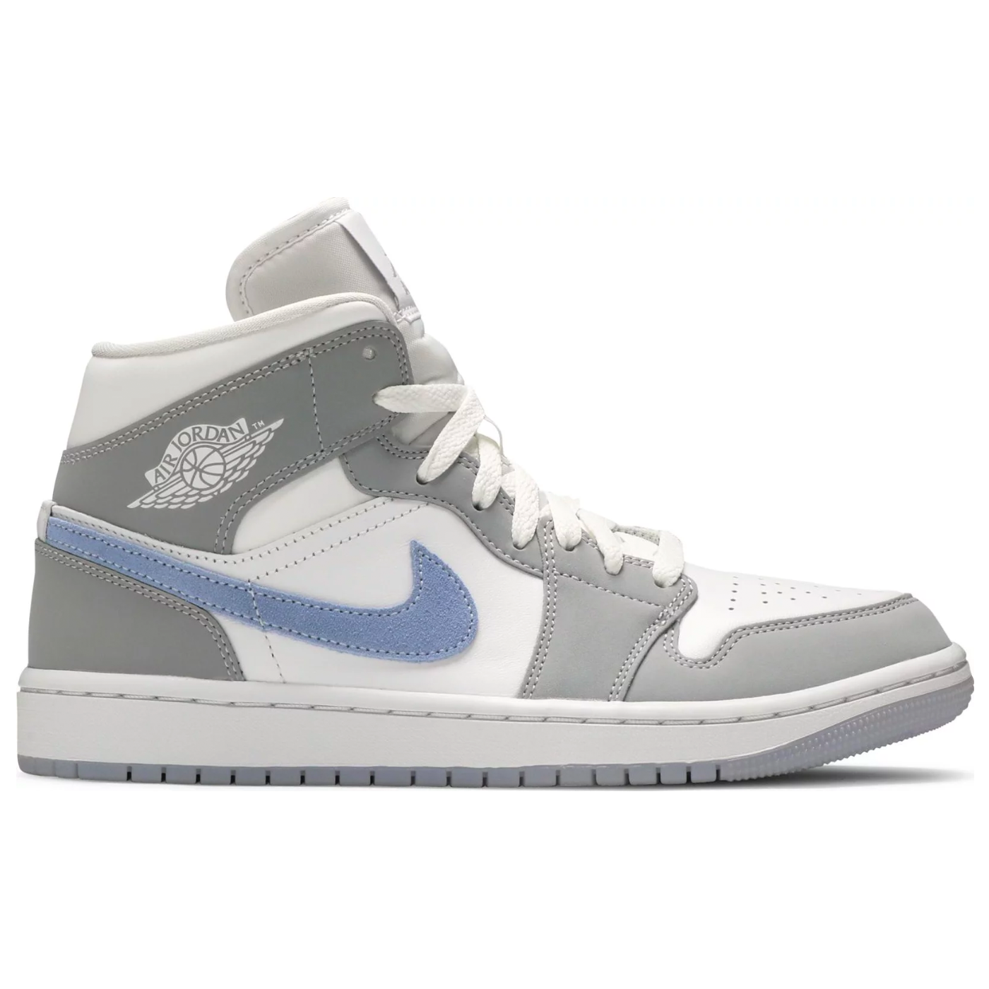 Nike Air Jordan 1 Mid Wolf Grey Aluminium