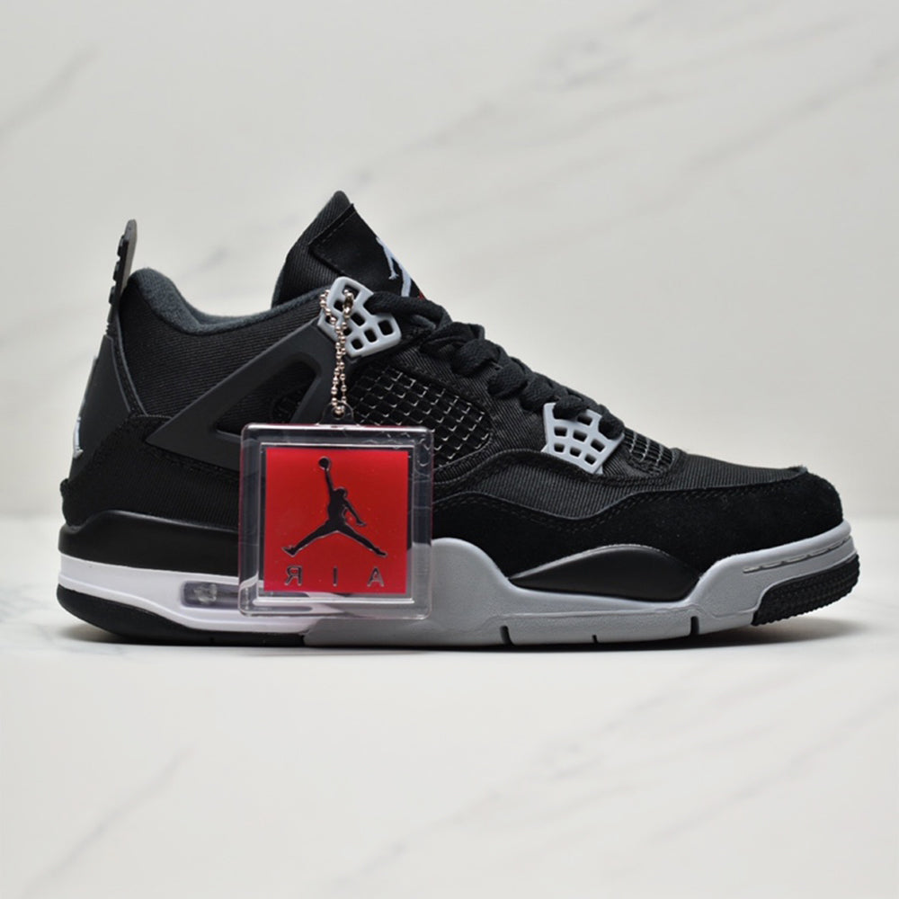 Nike Air Jordan 4 Retro Black Canvas