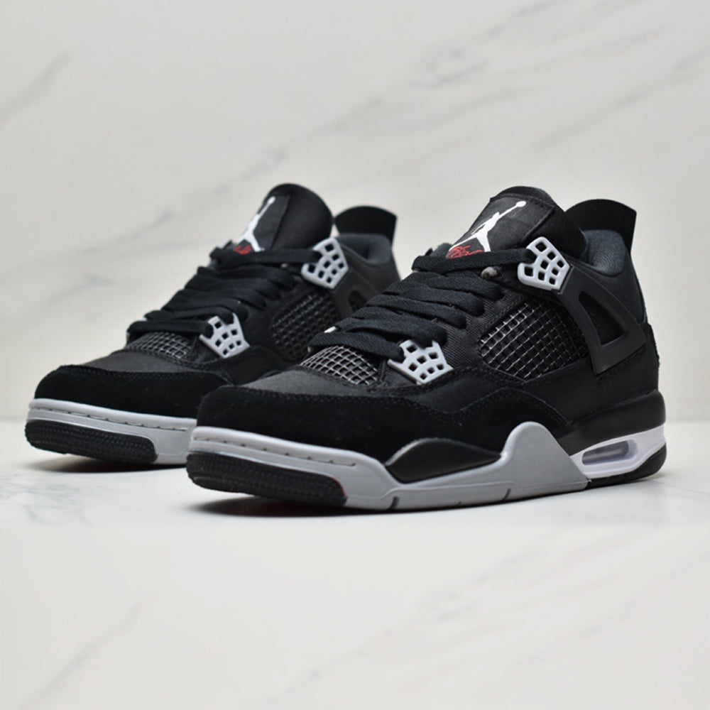 Nike Air Jordan 4 Retro Black Canvas