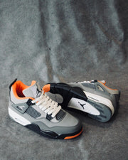 Nike Air Jordan 4 Retro Dark Grey Orange