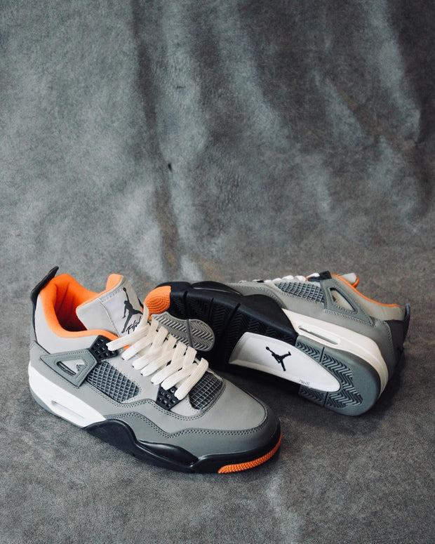Nike Air Jordan 4 Retro Dark Grey Orange