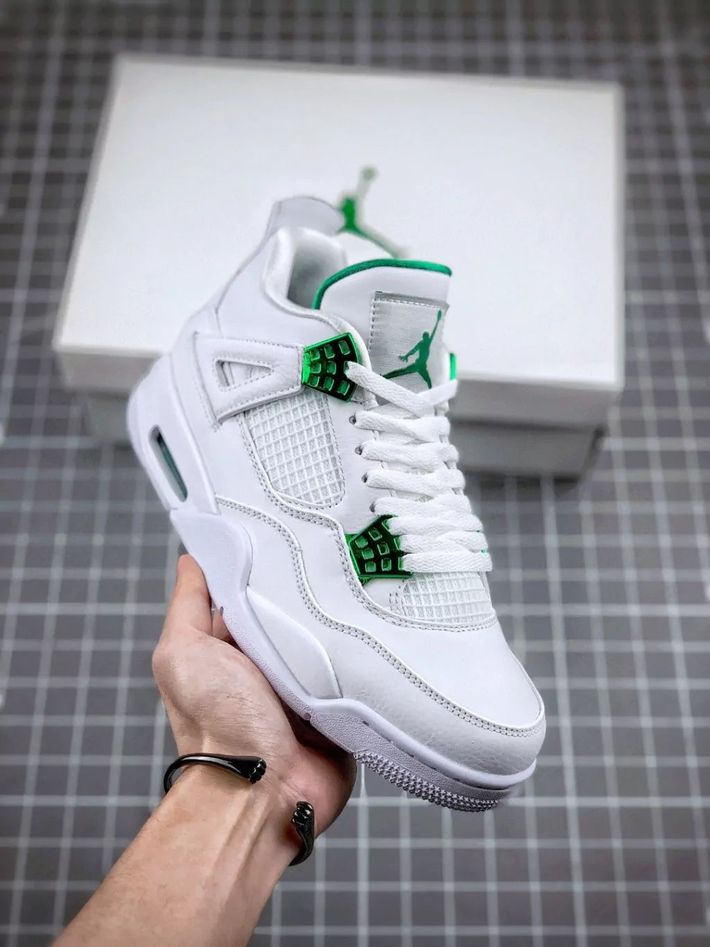 Nike Air Jordan 4 Retro Green Metallic