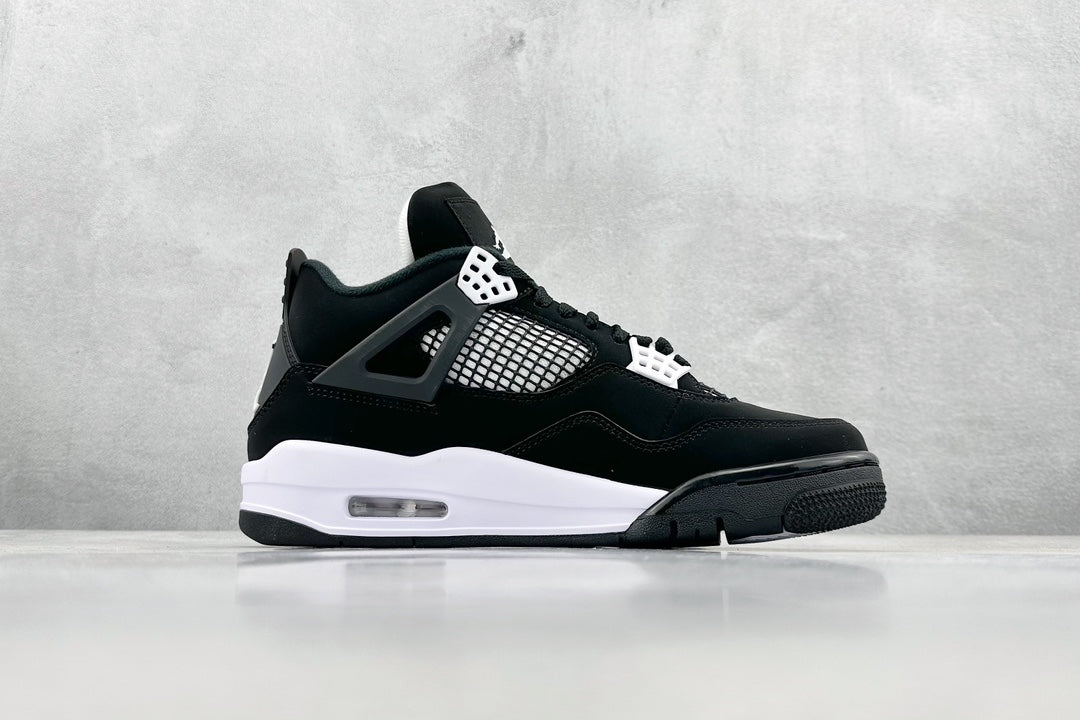 Nike Air Jordan 4 Retro White & Black Thunder