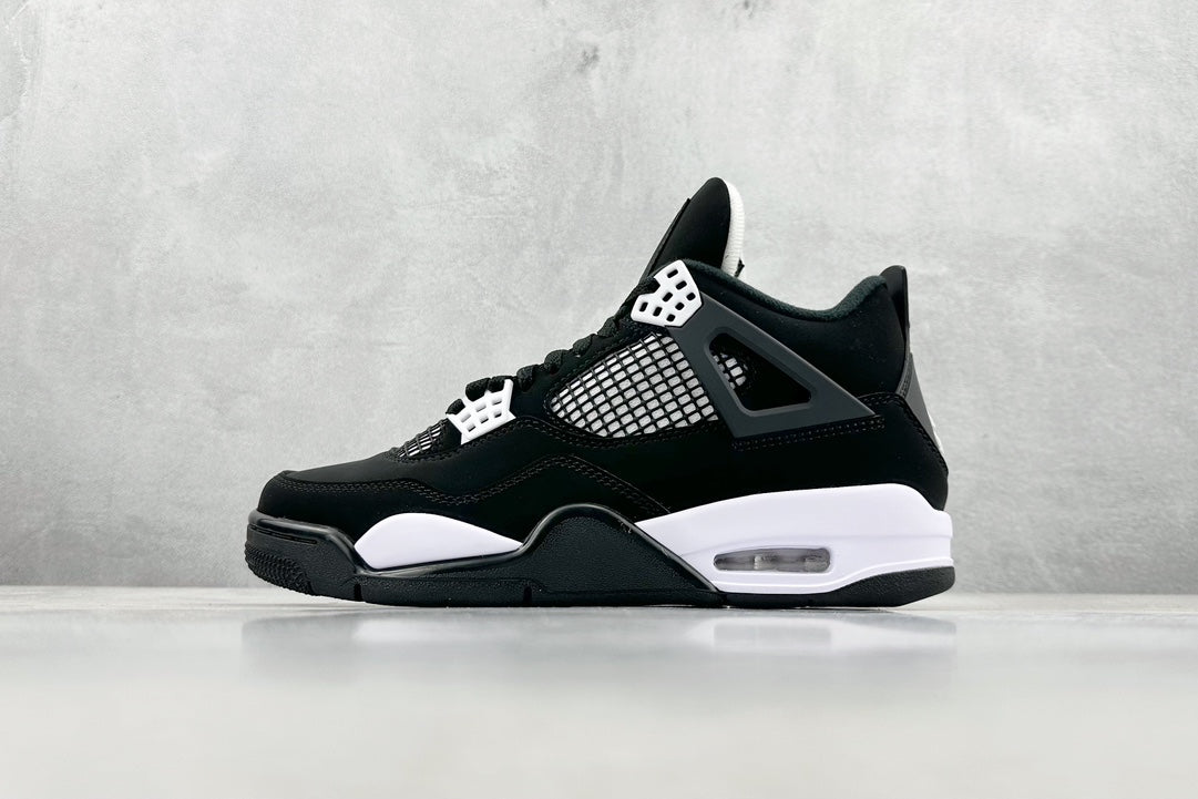 Nike Air Jordan 4 Retro White & Black Thunder