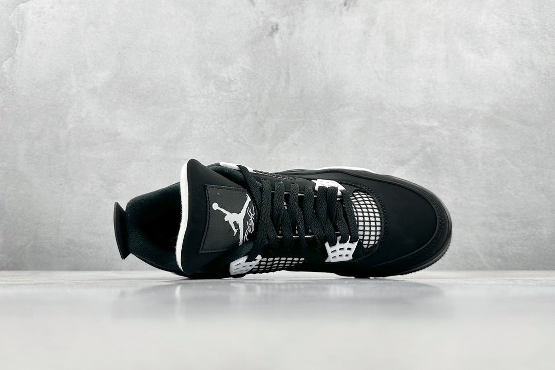 Nike Air Jordan 4 Retro White & Black Thunder