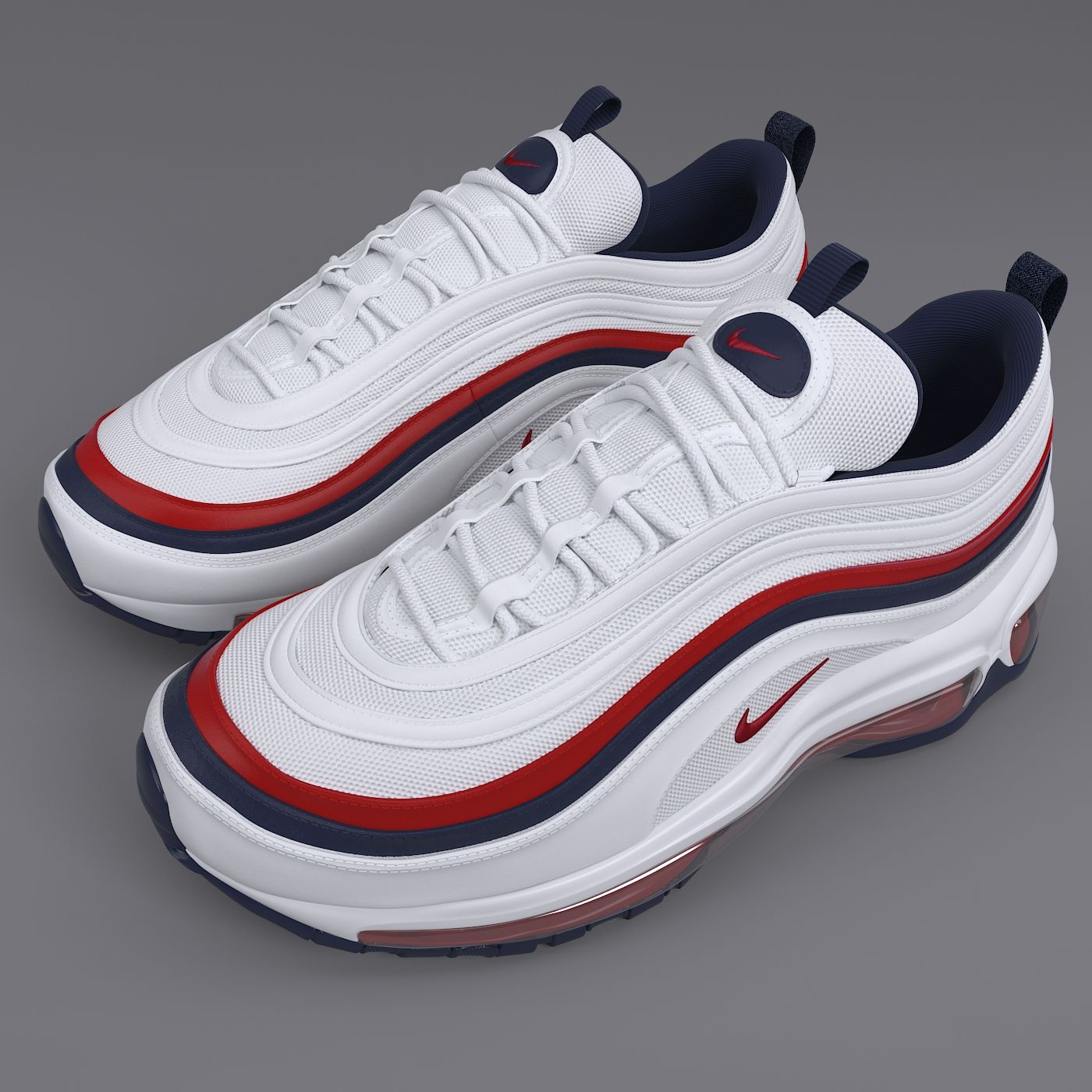 Nike Air Max 97 Nike White Red Blue