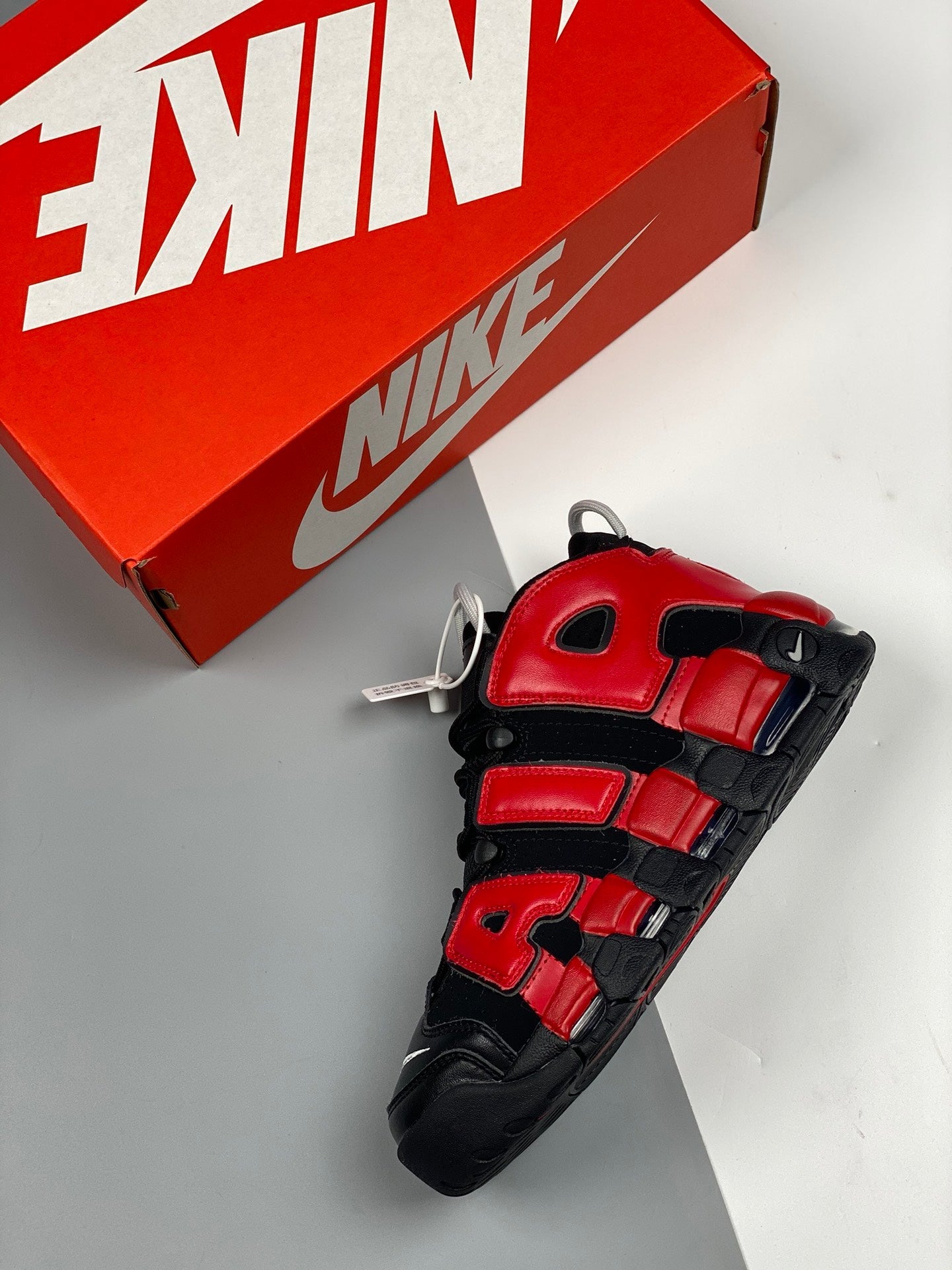 Nike Air More Uptempo Alternates Navy And Red AIR