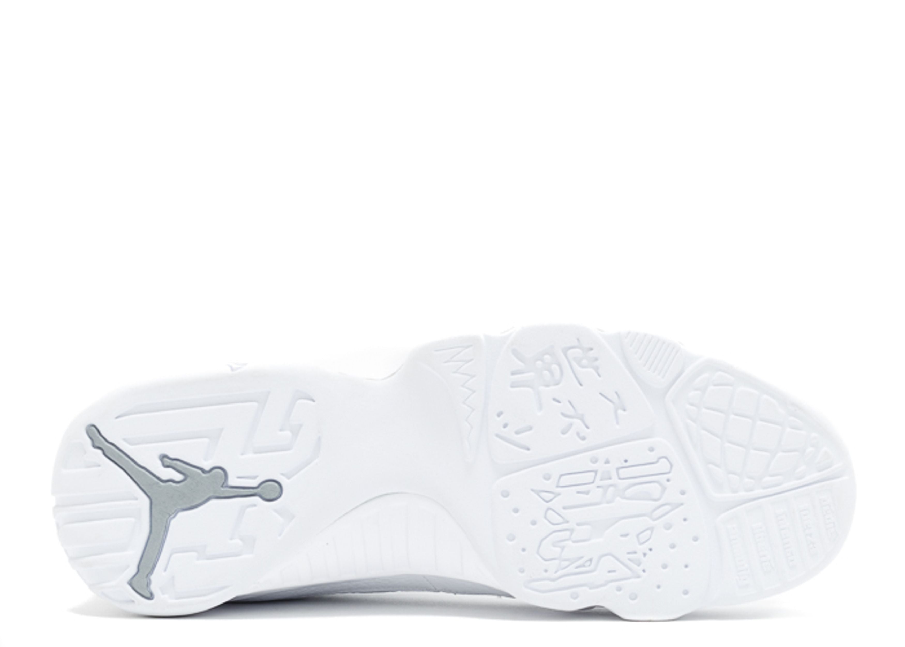 Nike Air Jordan 9 White Metallic Silver