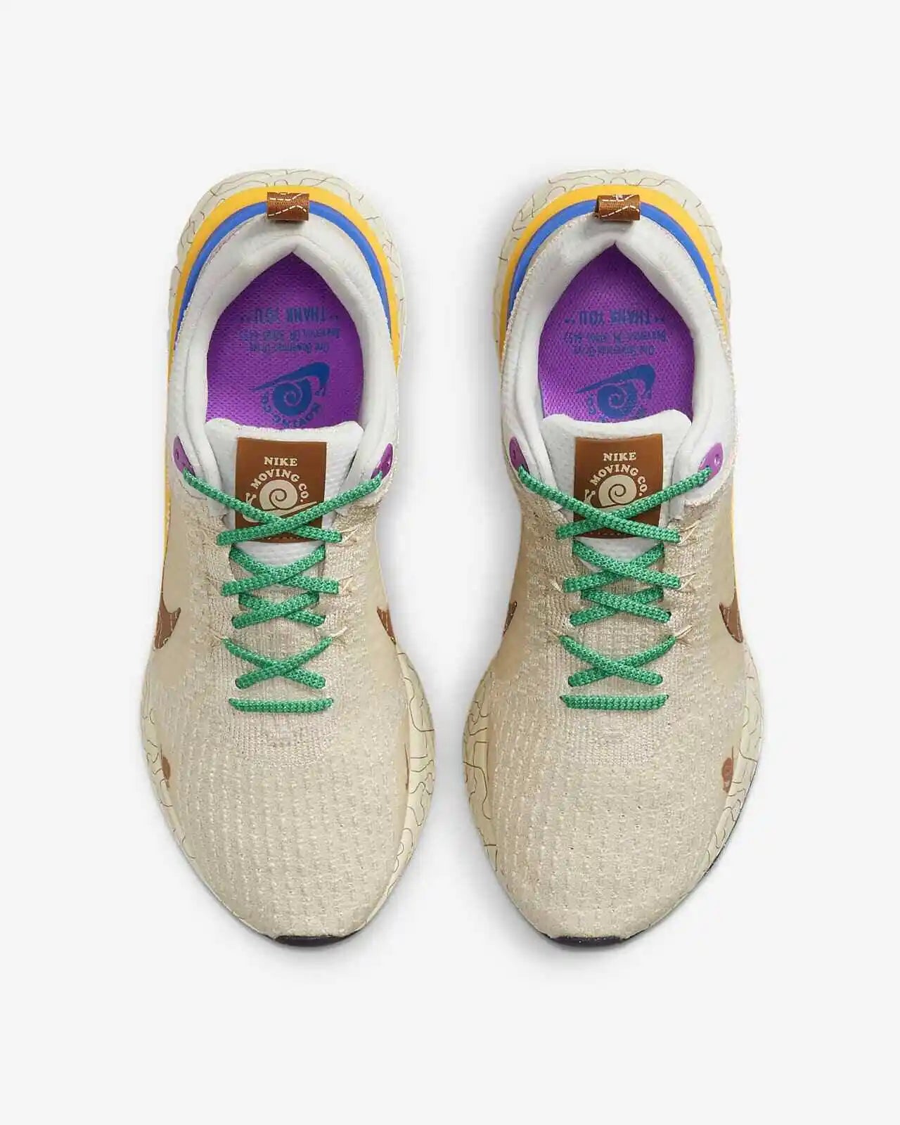 Nike React Infinity Run Flyknit 3 Premium Moving Company Phantom Oatmeal Citron