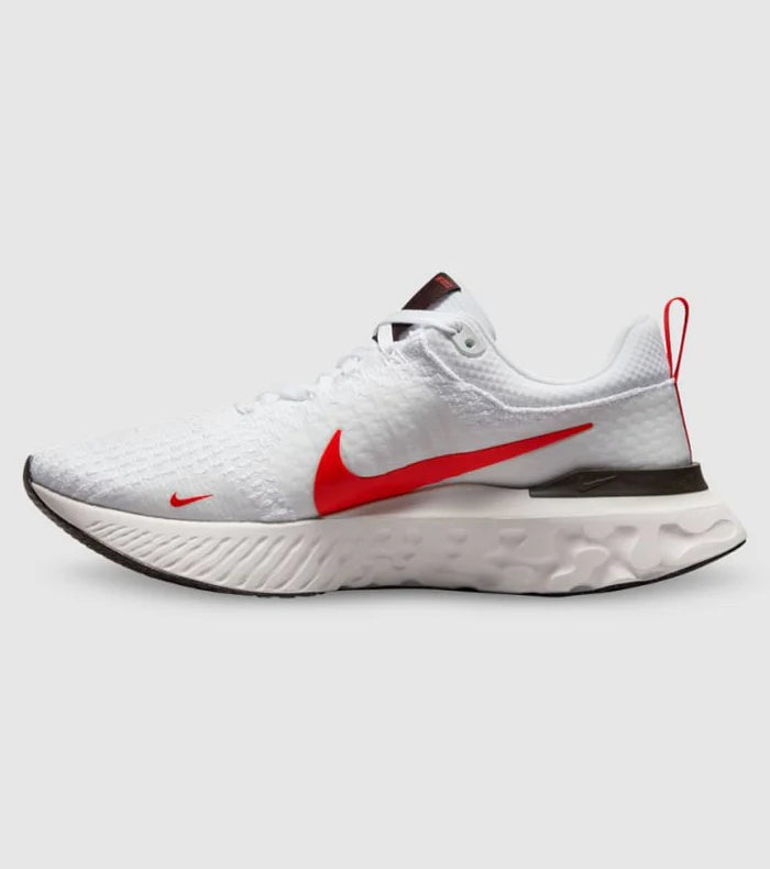 Nike React Infinity Run Flyknit 3 White Light Crimson