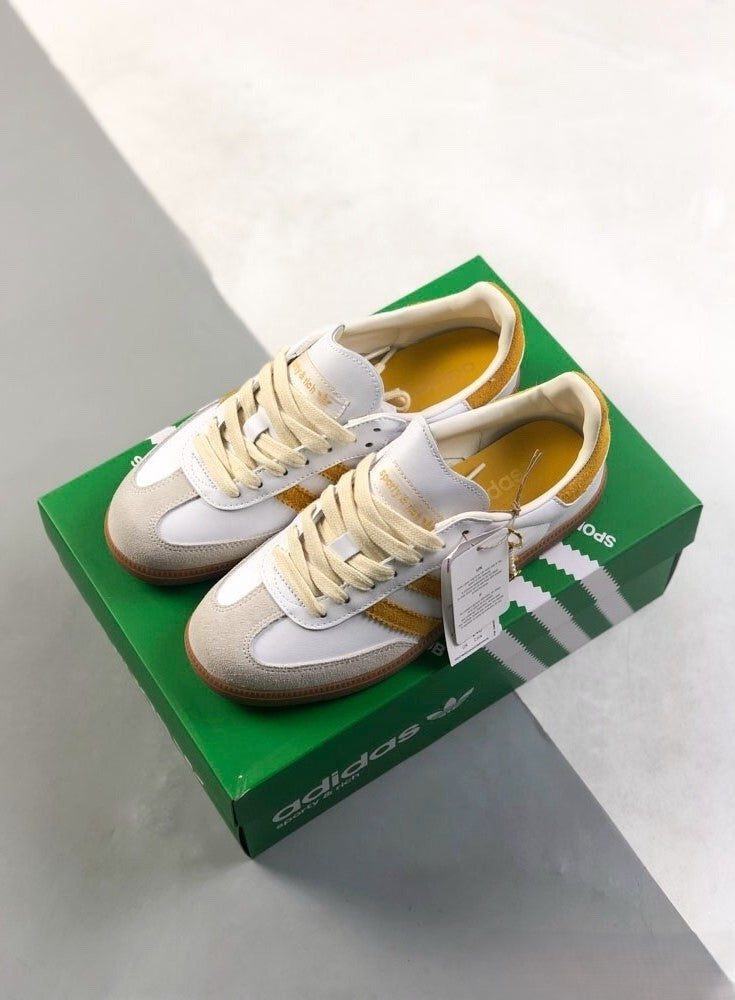 Sporty & Rich x Adidas Samba OG White Bold Gold