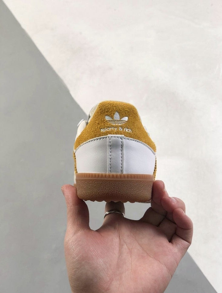 Sporty & Rich x Adidas Samba OG White Bold Gold