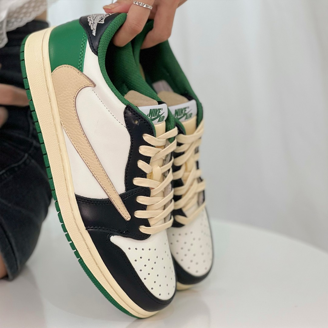 Travis Scott x Air Jordan 1 Low GREEN BLACK